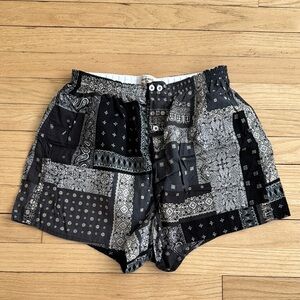 Stylish Black and Gray Patterned Boxers
